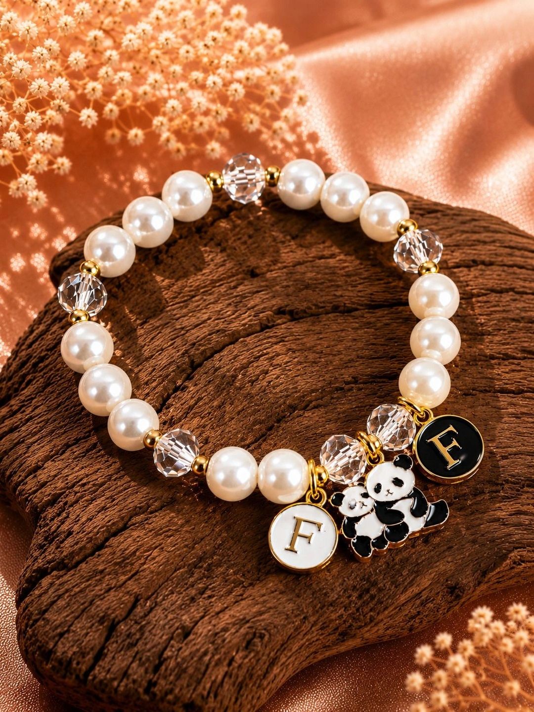 PANASH Women Brass Gold-Plated Bracelet
