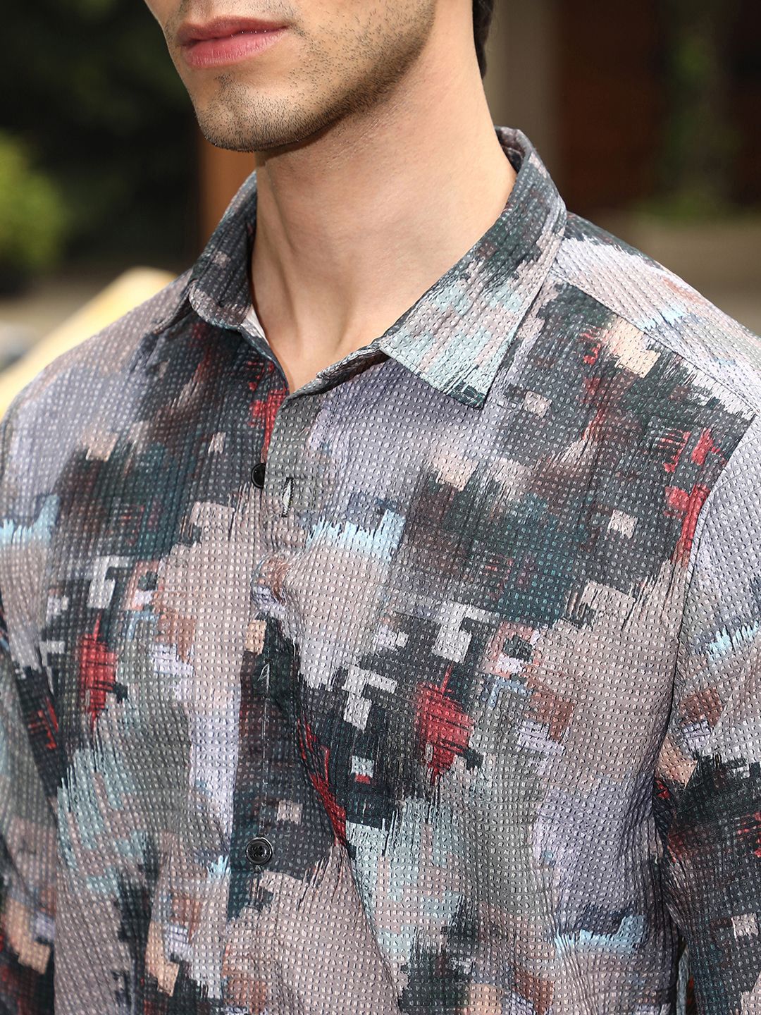 Campus Sutra Men Comfort Printed Casual Shirt