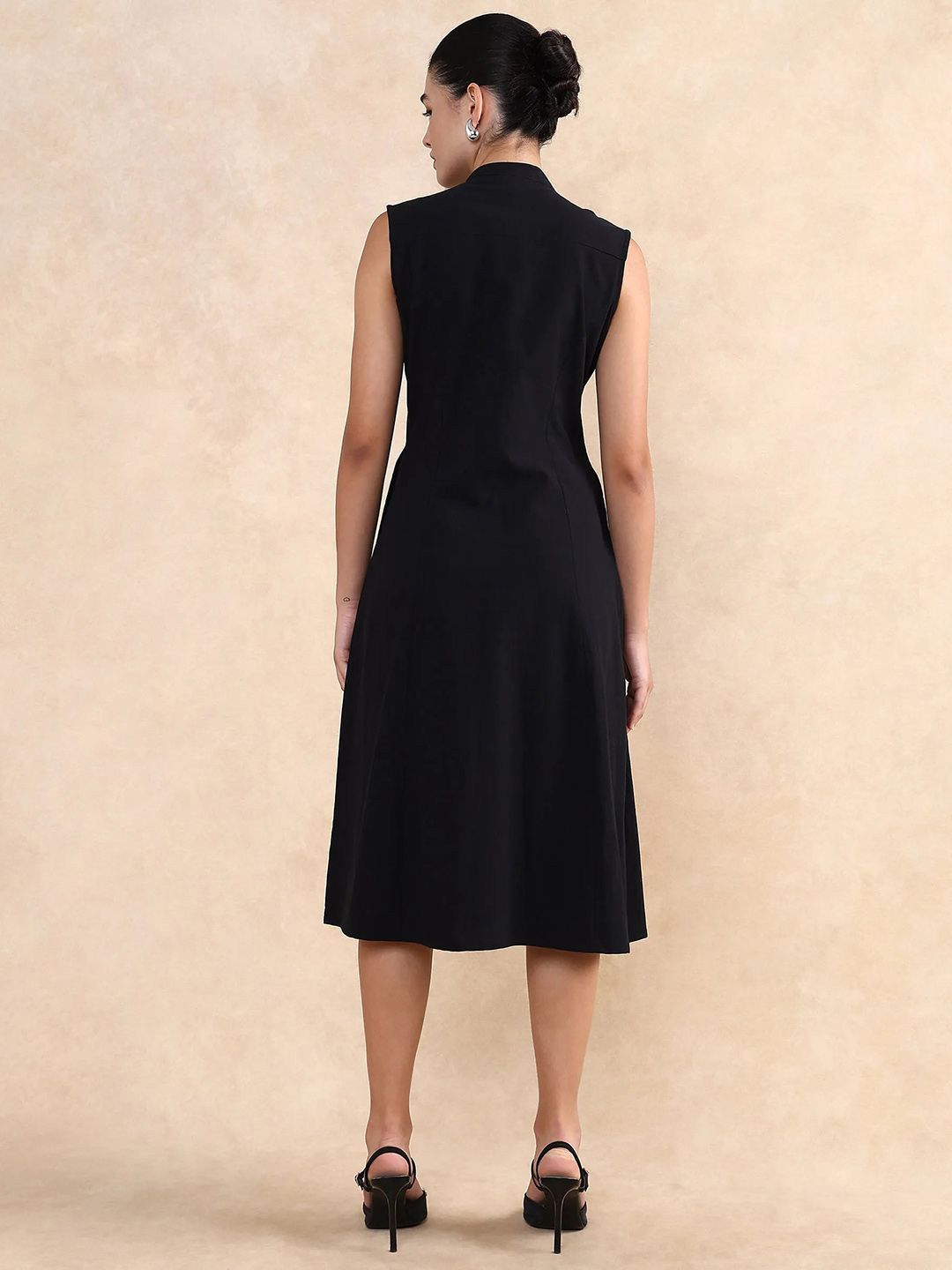 Pakaian Midi Formal A-Line Wanita RAREISM