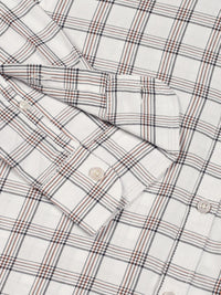 Thomas Scott Men Premium Slim Fit Opaque Checked Casual Shirt