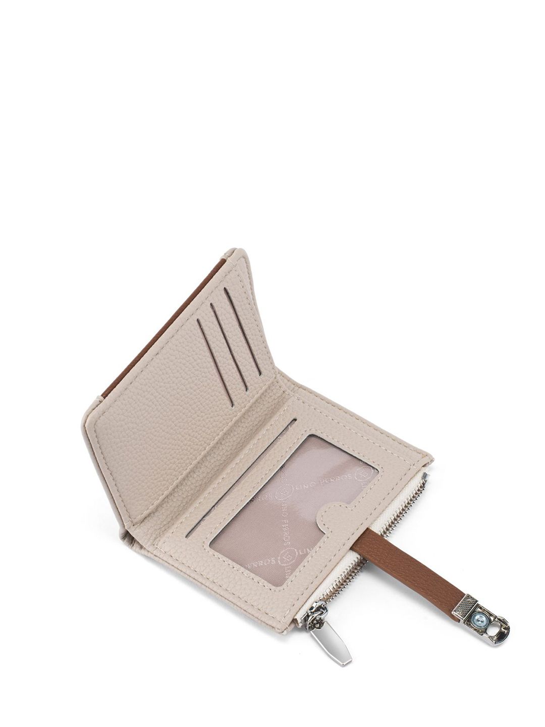 Lino Perros Women Zip Detail Two Fold Wallet
