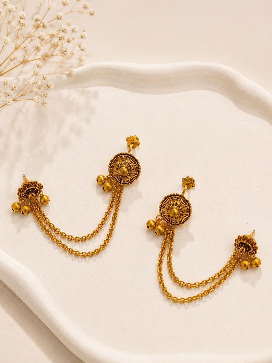 PANASH Circular Ear Cuff Earrings