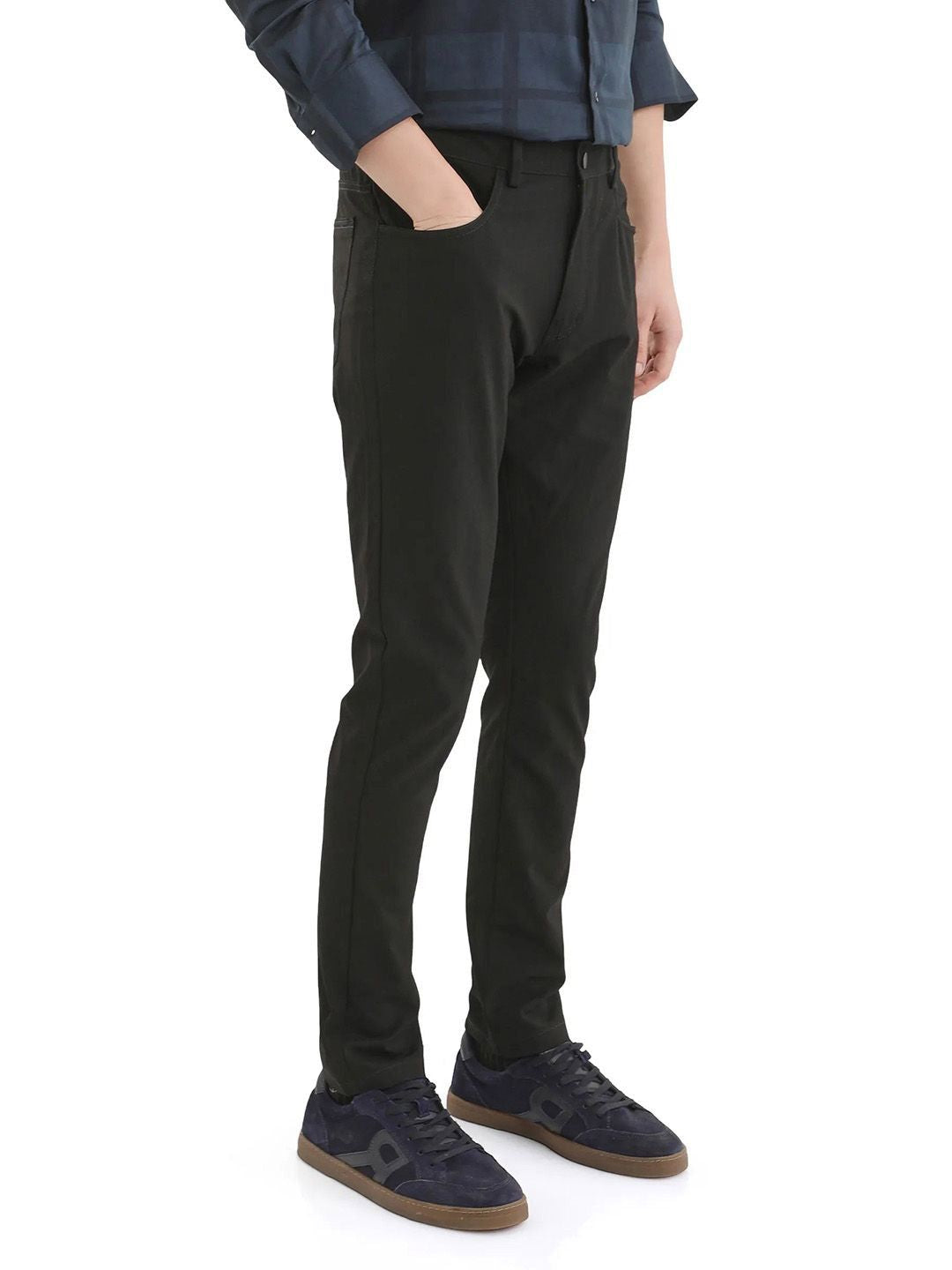 RARE RABBIT Men Comfort Low Distress Stretchable Jeans
