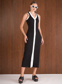 SASSAFRAS Bodycon Maxi Dress