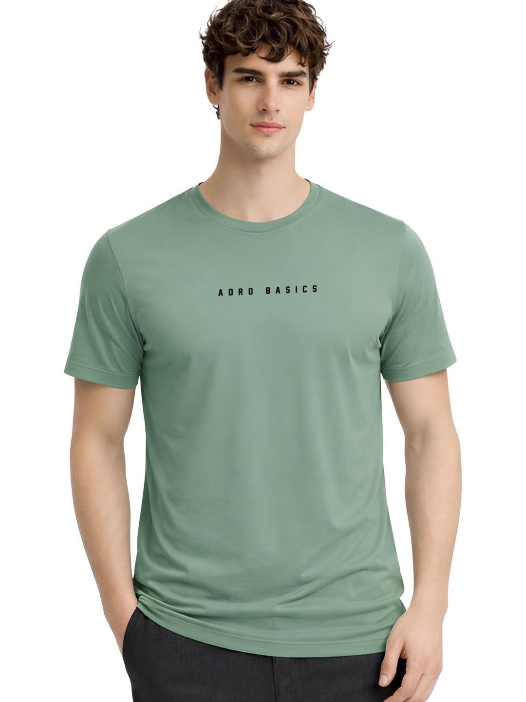 ADRO Men Typography Printed T-shirt