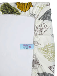 Myntra Elegant Homes Book Fold Cream Printed 300TC King Bedsheet Set 2.5m x 2.25m