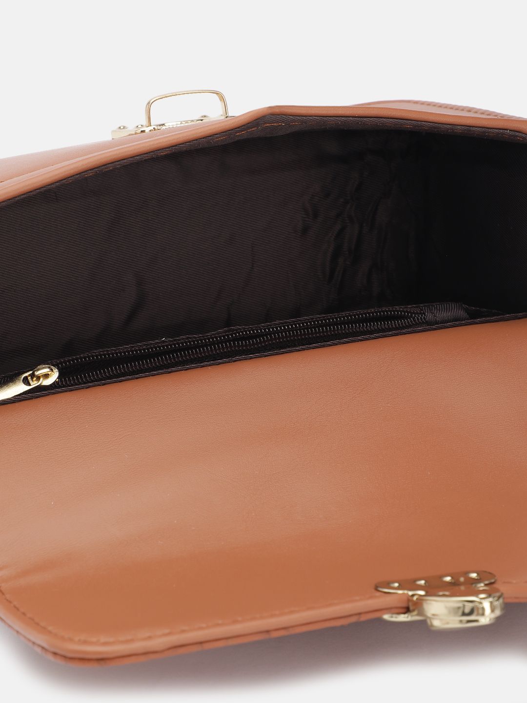 DressBerry Textured Structured Satchel