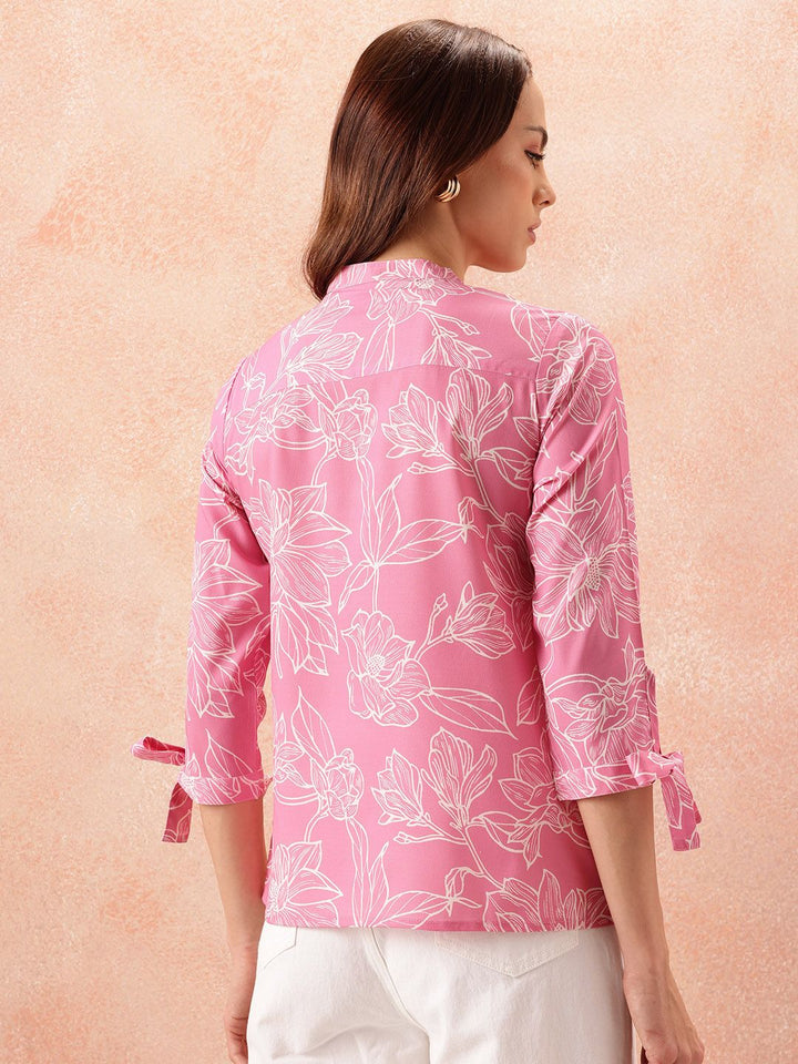all about you Women Floral Opaque Printed Casual Shirt