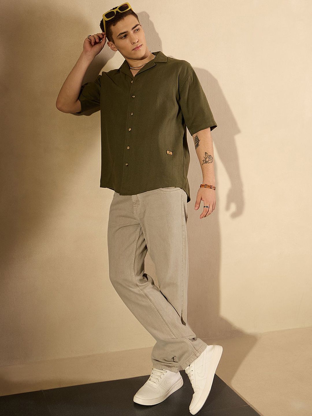 DENNISON Men Baggy Fit Jeans