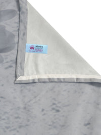 Myntra Elegant Grey Floral Printed Flat 400 TC Single Cadar 7D & 1 Sarung Bantal