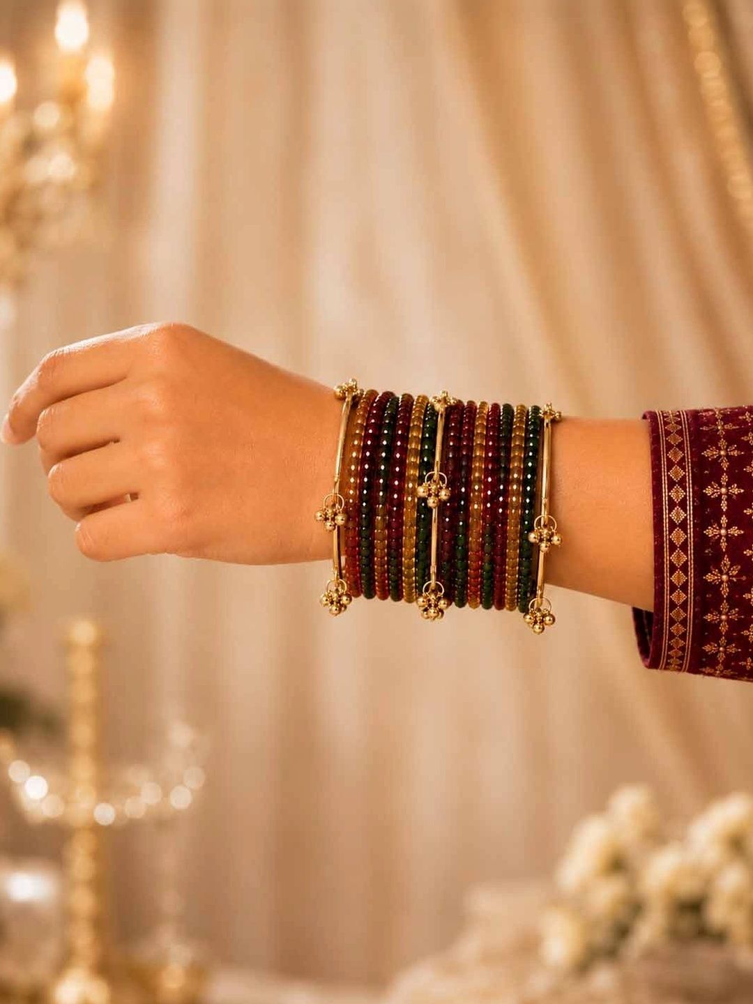 PANASH Gold-Plated Bangle