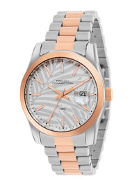 Sambungan Perancis Lelaki Dial & Gelang Gelang Keluli Tahan Karat Tali Analog Watch FCH14RTM