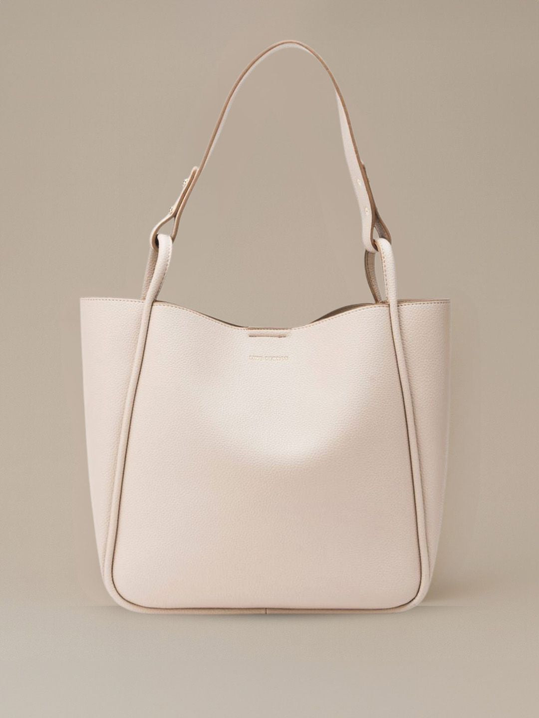Lino Perros Colourblocked Oversized Shopper Tote Bag with Tasselled