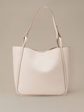 Lino Perros Colourblocked Oversized Shopper Tote Bag with Tasselled