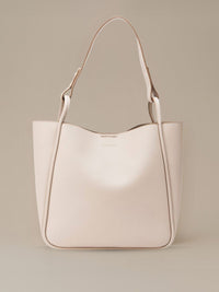 Lino Perros Colourblocked Oversized Shopper Tote Bag with Tasselled