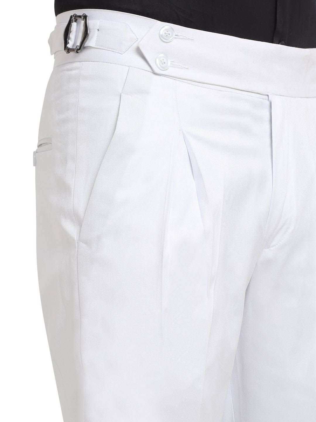 KLOTTHE Men Cotton Slim Fit Formal Trousers