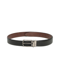 Teakwood Leathers Men Textured Leather Reversible Formal Belt