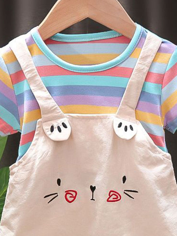 YK Girls Cotton A-Line Dress