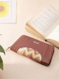 ZOUK Women Arika Zipper Wallet Tidal Wave