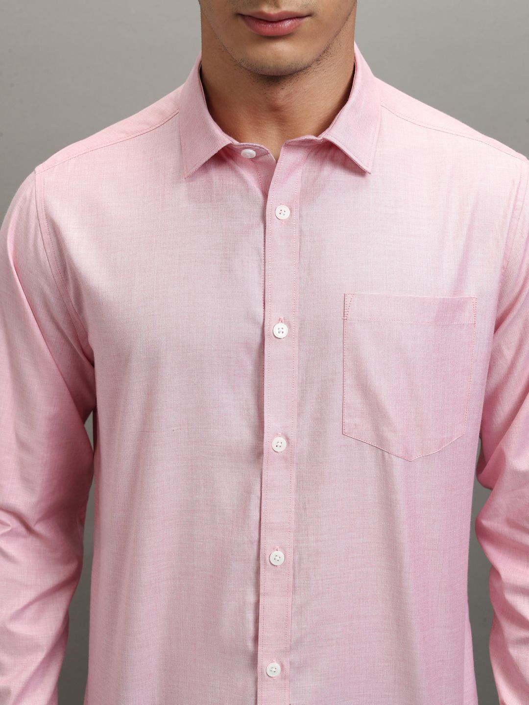 Highlander Men Solid Formal Slim Fit shirt