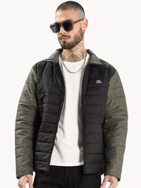 ADRO Men Colourblocked Windcheater Bomber Jacket