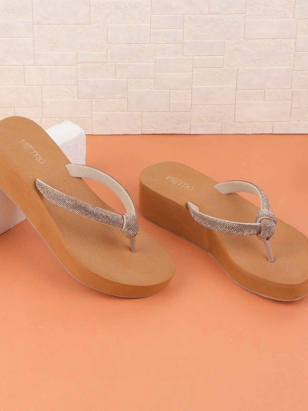 Metro Women Open Toe Flats