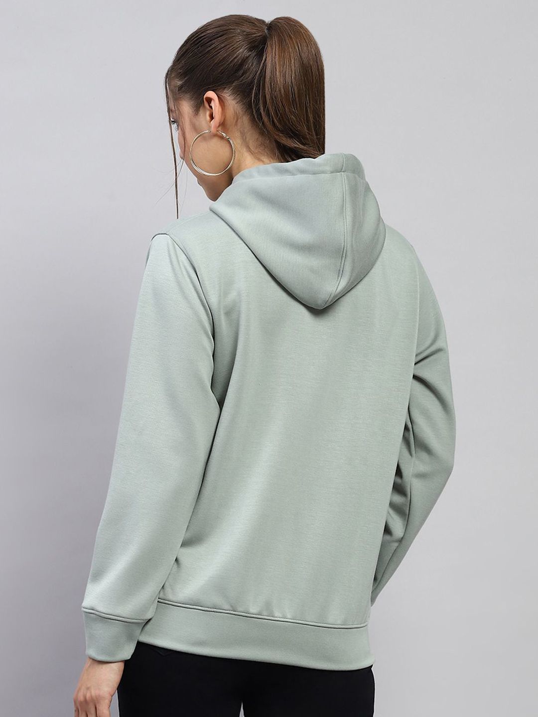 Monte Carlo Women Printed Hooded Sweatshirt