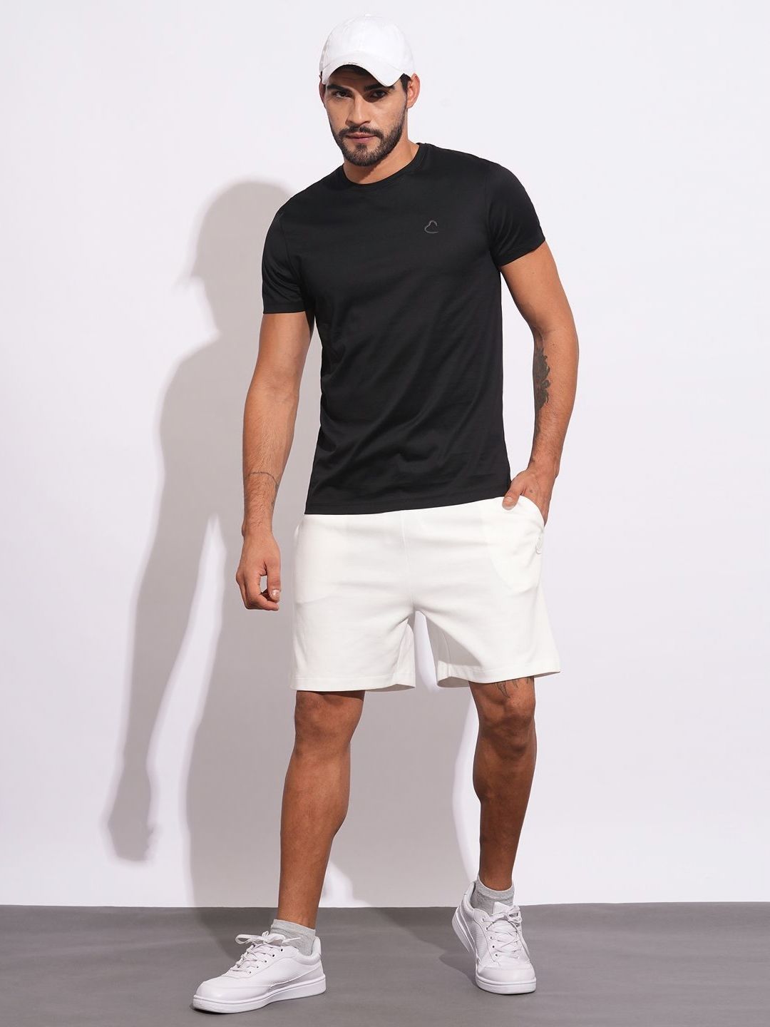 Being Human Men Brand Logo Printed Slim Fit T-shirt