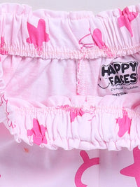 Happy Faces Kids Girls Barbie Printed Pure Cotton Shorts