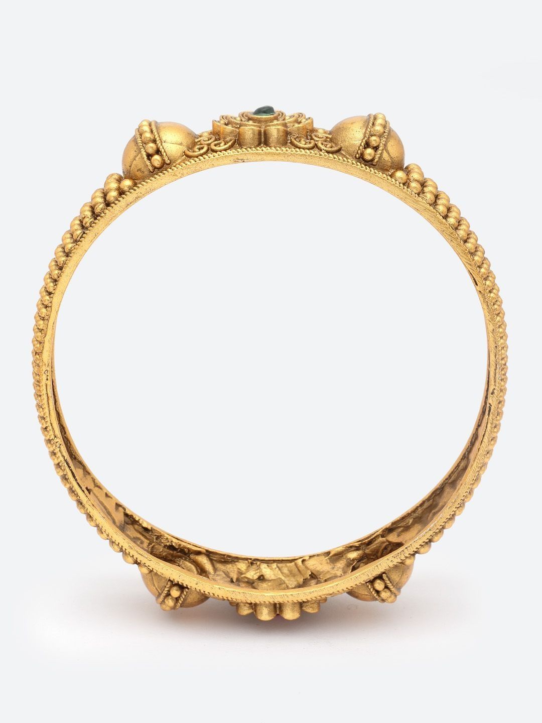 PANASH Set Of 2 24 CT Gold Plated Adjustable Bangles