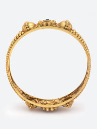 PANASH Set Of 2 24 CT Gold Plated Adjustable Bangles