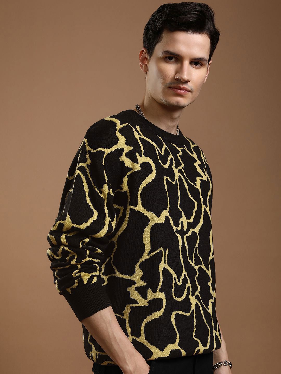 HIGHLANDER Men Pullover with Embellished Detail