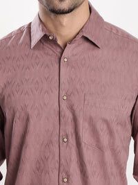 Bene Kleed Men Spread Collar Slim Fit Casual Shirt