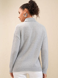 Tokyo Talkies Women Cable Knit Pullover