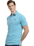 T-shirt Kolar Polo Logo Jenama ADRO Lelaki