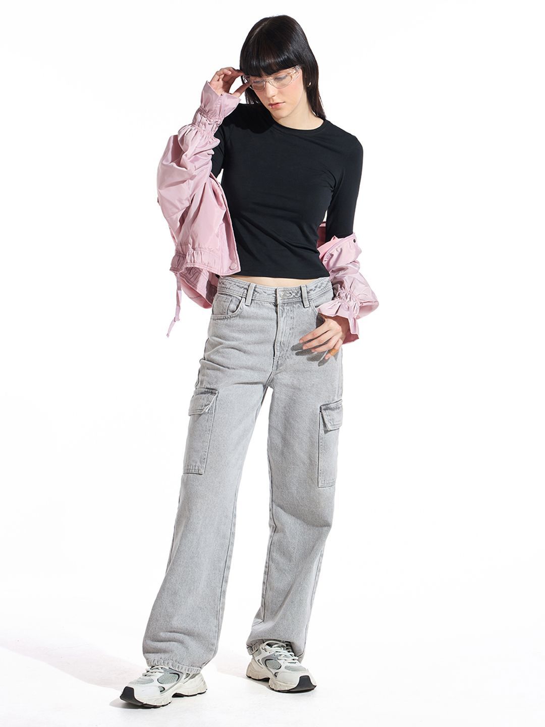 Bewakoof Women Round Neck Slim Fit Top
