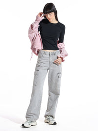 Bewakoof Women Round Neck Slim Fit Top