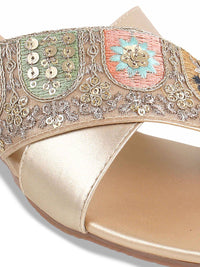 Metro Textured Block Mules