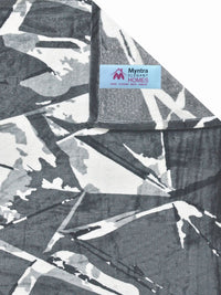 Myntra Elegant Homes Abstrak Bercetak Bulu 300 TC Cadar King Dengan 2 Sarung Bantal