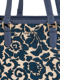 Berrylush Floral Printed Structured Shoulder Bag