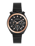 Perancis sambungan wanita Dial & gelang keluli tahan karat gaya tali analog chronograph Watch fcm03bm