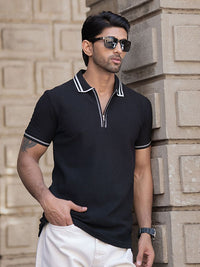 Powerlook Men Solid Polo Collar Regular Fit T-shirt