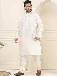 SOJANYA PLUS Plus Size Straight Kurta with Churidar