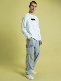 Bewakoof DC Batman Men's Graphic Oversized T-Shirt
