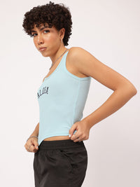 DressBerry Sleeveless Sizzle Ribbed Sung Top