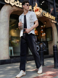 Eszett Men Floral Printed Casual Shirt