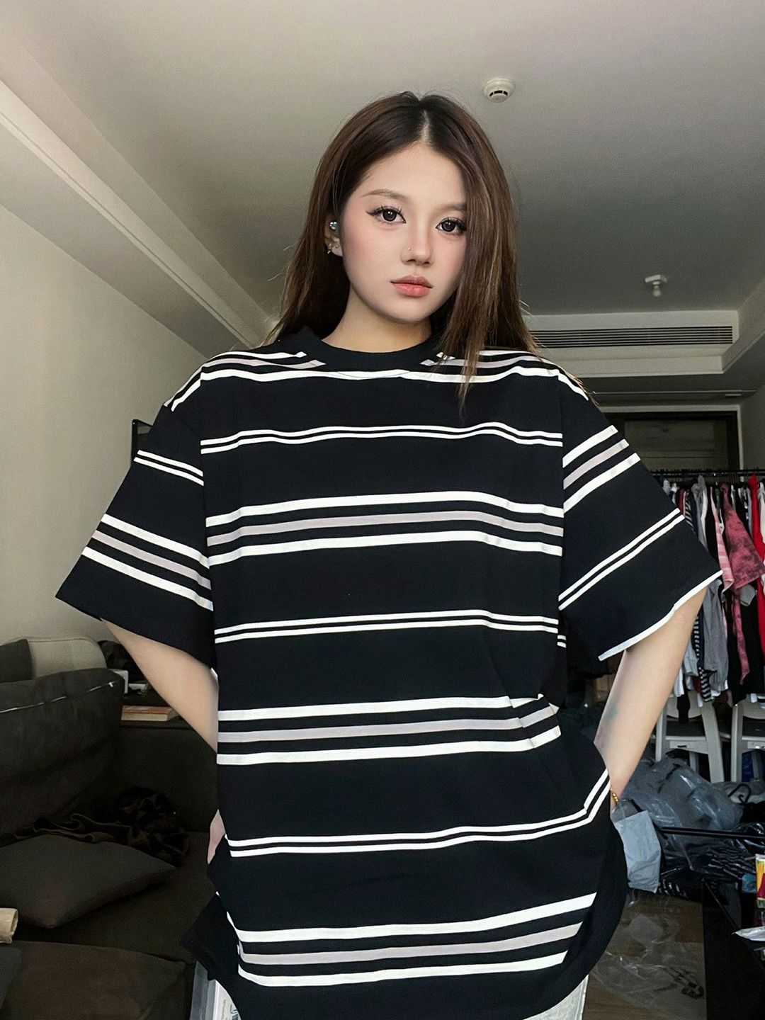 DressBerry Striped Cotton Tshirts