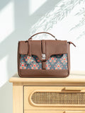 ZOUK Mughal Garden Printed Structured Satchel