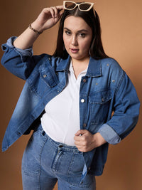 SASSAFRAS Curve Women Denim Jacket