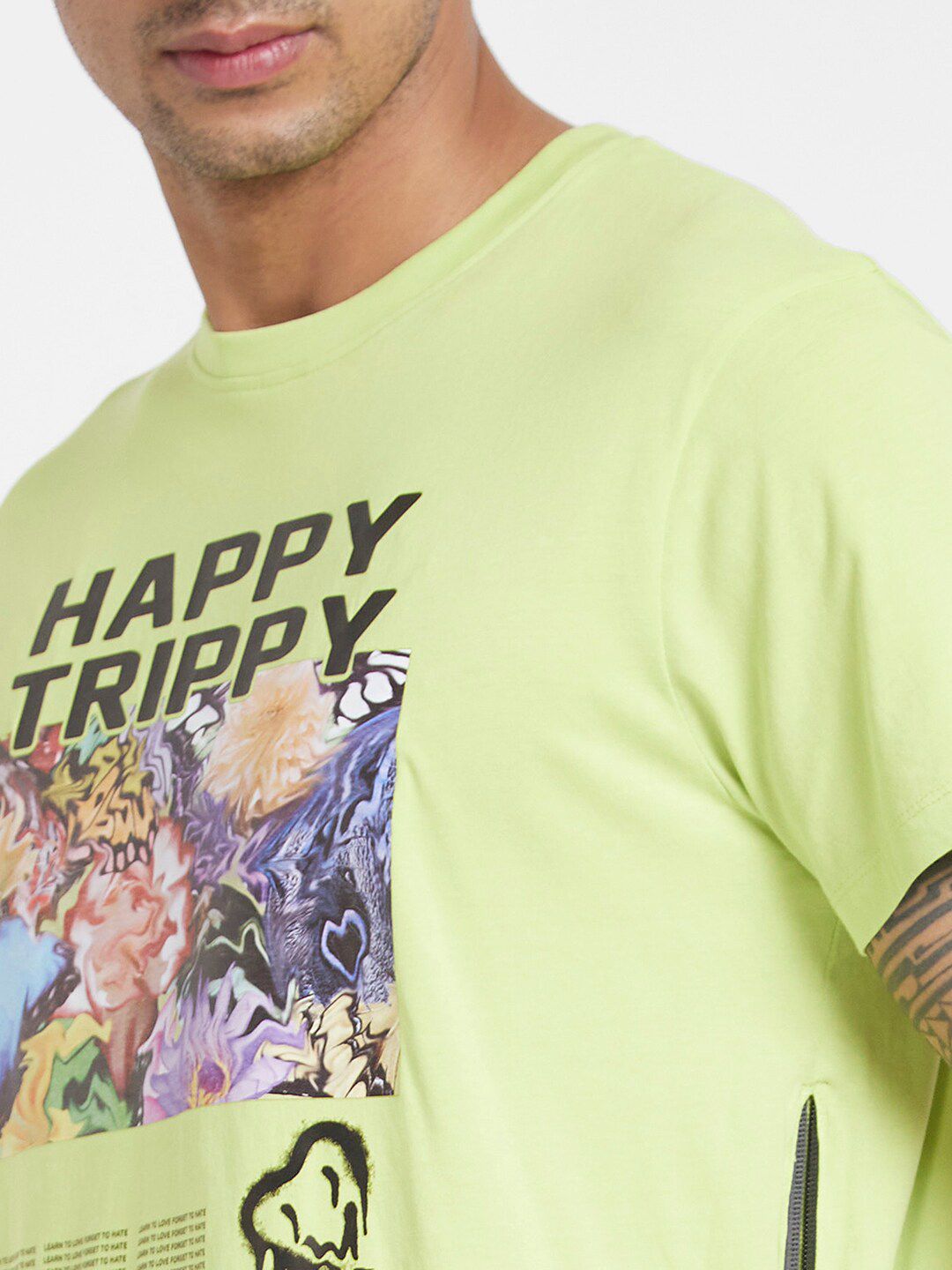 Being Human Typography Printed Casual T-shirt
